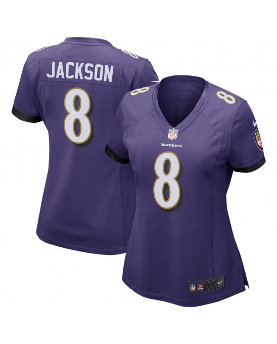 Lamar Jackson Baltimore Ravens Nike Damen-Spieler Trikot – Lila