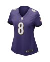 Lamar Jackson Baltimore Ravens Nike Damen-Spieler Trikot – Lila