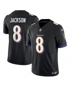 Lamar Jackson Baltimore Ravens Nike Vapor F.U.S.E. Limitiertes Trikot – Schwarz