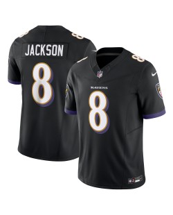 Lamar Jackson Baltimore Ravens Nike Vapor F.U.S.E. Limitiertes Trikot – Schwarz