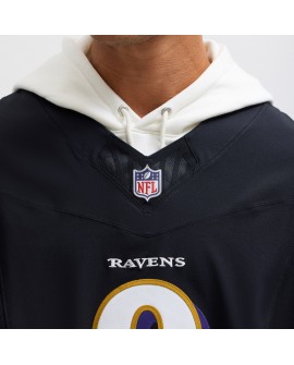 Lamar Jackson Baltimore Ravens Nike Alternate Vapor F.U.S.E. Elite-Trikot – Schwarz