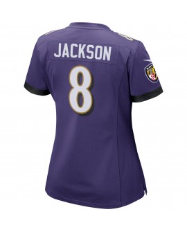Lamar Jackson Baltimore Ravens Nike Damen-Spieler Trikot – Lila