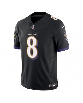 Lamar Jackson Baltimore Ravens Nike Vapor F.U.S.E. Limitiertes Trikot – Schwarz