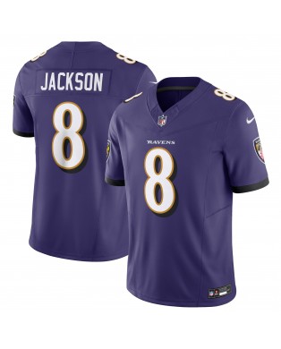 Lamar Jackson Baltimore Ravens Nike Vapor F.U.S.E. Limitiertes Trikot – Lila