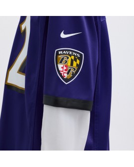 Derrick Henry Baltimore Ravens Nike Spiele-Trikot – Lila