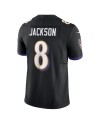 Lamar Jackson Baltimore Ravens Nike Vapor F.U.S.E. Limitiertes Trikot – Schwarz