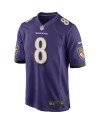 Lamar Jackson Baltimore Ravens Nike Spieler Trikot – Lila