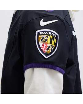 Lamar Jackson Baltimore Ravens Nike Alternate Vapor F.U.S.E. Elite-Trikot – Schwarz