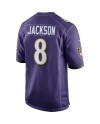 Lamar Jackson Baltimore Ravens Nike Spieler Trikot – Lila