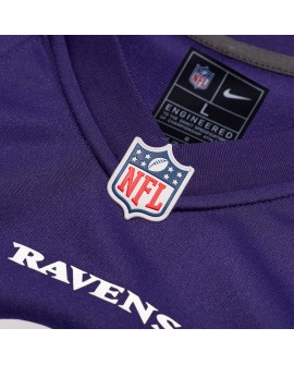 Lamar Jackson Baltimore Ravens Nike Spieler Trikot – Lila