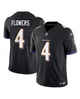 Zay Flowers Baltimore Ravens Nike Alternate Vapor F.U.S.E. Limitiertes Trikot – Schwarz