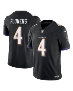 Zay Flowers Baltimore Ravens Nike Alternate Vapor F.U.S.E. Limitiertes Trikot – Schwarz