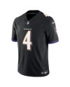 Zay Flowers Baltimore Ravens Nike Alternate Vapor F.U.S.E. Limitiertes Trikot – Schwarz