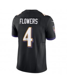 Zay Flowers Baltimore Ravens Nike Alternate Vapor F.U.S.E. Limitiertes Trikot – Schwarz