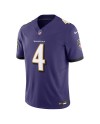 Zay Flowers Baltimore Ravens Nike Vapor F.U.S.E. Limitiertes Trikot – Lila