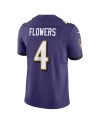 Zay Flowers Baltimore Ravens Nike Vapor F.U.S.E. Limitiertes Trikot – Lila