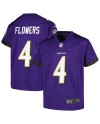 Zay Flowers Baltimore Ravens Nike Jugend-Spieler Trikot – Lila