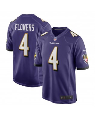 Zay Flowers Baltimore Ravens Nike Spieler Trikot – Lila