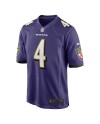 Zay Flowers Baltimore Ravens Nike Spieler Trikot – Lila