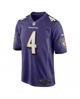 Zay Flowers Baltimore Ravens Nike Spieler Trikot – Lila