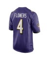 Zay Flowers Baltimore Ravens Nike Spieler Trikot – Lila