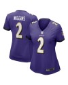 Nate Wiggins Baltimore Ravens Nike Damen-Spieler Trikot – Lila