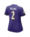 Nate Wiggins Baltimore Ravens Nike Damen-Spieler Trikot – Lila