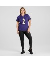 Nate Wiggins Baltimore Ravens Nike Damen-Spieler Trikot – Lila