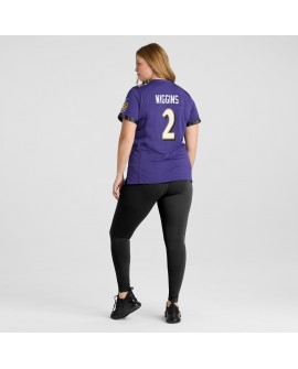 Nate Wiggins Baltimore Ravens Nike Damen-Spieler Trikot – Lila