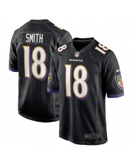 Roquan Smith Baltimore Ravens Nike Alternatives Spieler Trikot – Schwarz