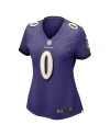 Roquan Smith Baltimore Ravens Nike Damen-Team-Spieler Trikot – Lila
