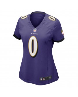 Roquan Smith Baltimore Ravens Nike Damen-Team-Spieler Trikot – Lila