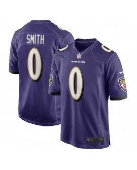 Roquan Smith Baltimore Ravens Nike TeamTrikot – Lila