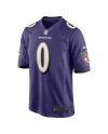 Roquan Smith Baltimore Ravens Nike TeamTrikot – Lila