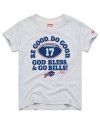 Josh Allen Buffalo Bills Homage Youth Be Good Do Good Signature Tri-Blend T-Shirt – Grau
