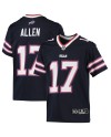 Josh Allen Buffalo Bills Nike Inverted Team-Spieler Trikot für Jugendliche – Marineblau