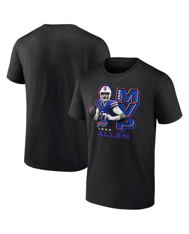 Josh Allen Buffalo Bills 2024 NFL MVP T-Shirt – Schwarz