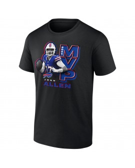 Josh Allen Buffalo Bills 2024 NFL MVP T-Shirt – Schwarz