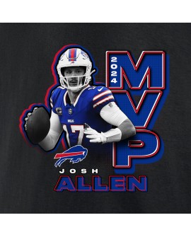 Josh Allen Buffalo Bills 2024 NFL MVP T-Shirt – Schwarz