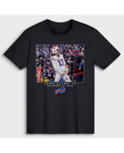 Josh Allen Buffalo Bills NFL Flash Features Week 11 T-Shirt – Schwarz