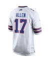 Josh Allen Buffalo Bills Nike Spiele-Trikot – Weiß