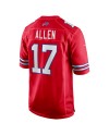 Josh Allen Buffalo Bills Nike Alternative Game-Trikot – Rot