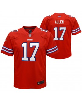 Josh Allen Buffalo Bills Nike Jugend-Spieler Trikot – Rot