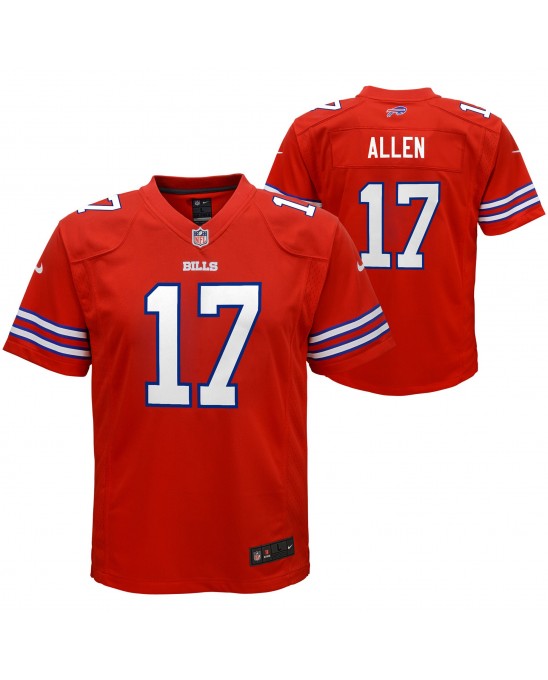 Josh Allen Buffalo Bills Nike Jugend-Spieler Trikot – Rot