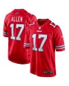 Josh Allen Buffalo Bills Nike AlternateSpiele-Trikot – Rot