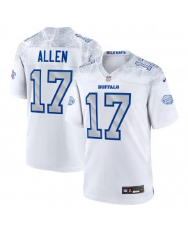 Josh Allen Buffalo Bills Nike 2025 Rivalries Collection Spieler Trikot – Weiß