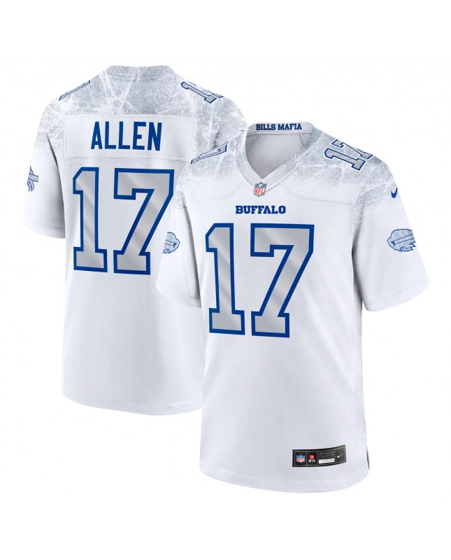 Josh Allen Buffalo Bills Nike 2025 Rivalries Collection Spieler Trikot – Weiß