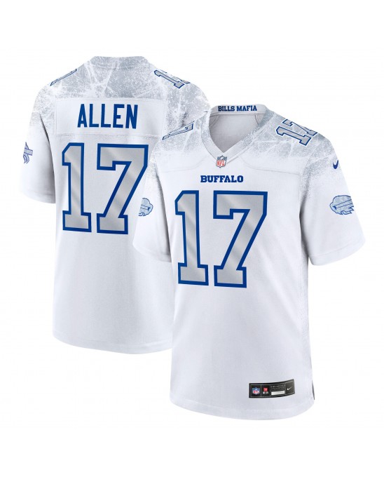 Josh Allen Buffalo Bills Nike 2025 Rivalries Collection Spieler Trikot – Weiß