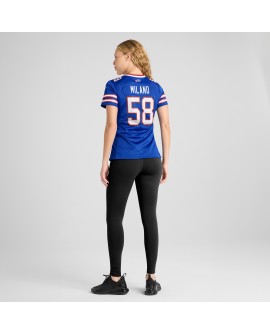 Matt Milano Buffalo Bills Nike Damen-Spieler Trikot – Royal