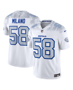 Matt Milano Buffalo Bills Nike 2025 Rivalries Collection Limited Trikot – Weiß
